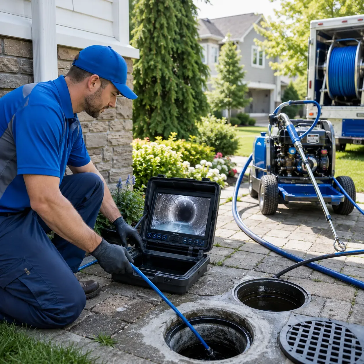Outdoor drain cleaning professionals serving Groton, NY